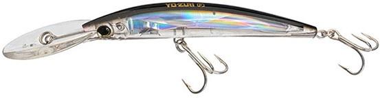 YOZU CRYSTAL 3D MINNOW DD SILVER BLACK 7/8OZ 5-1/4'(130MM)FLOATING DEEP DIVER