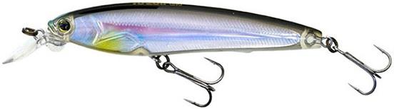 YO-ZURI 3DS MINNOW 4' HOLO BLK SILVER (100MM)SUSPENDING