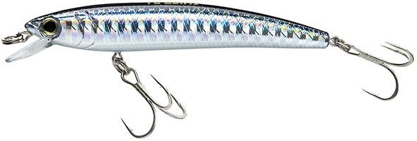 YO-ZURI F1162BL Pins Minnow 2.75in (70mm) Silver/Black Floating