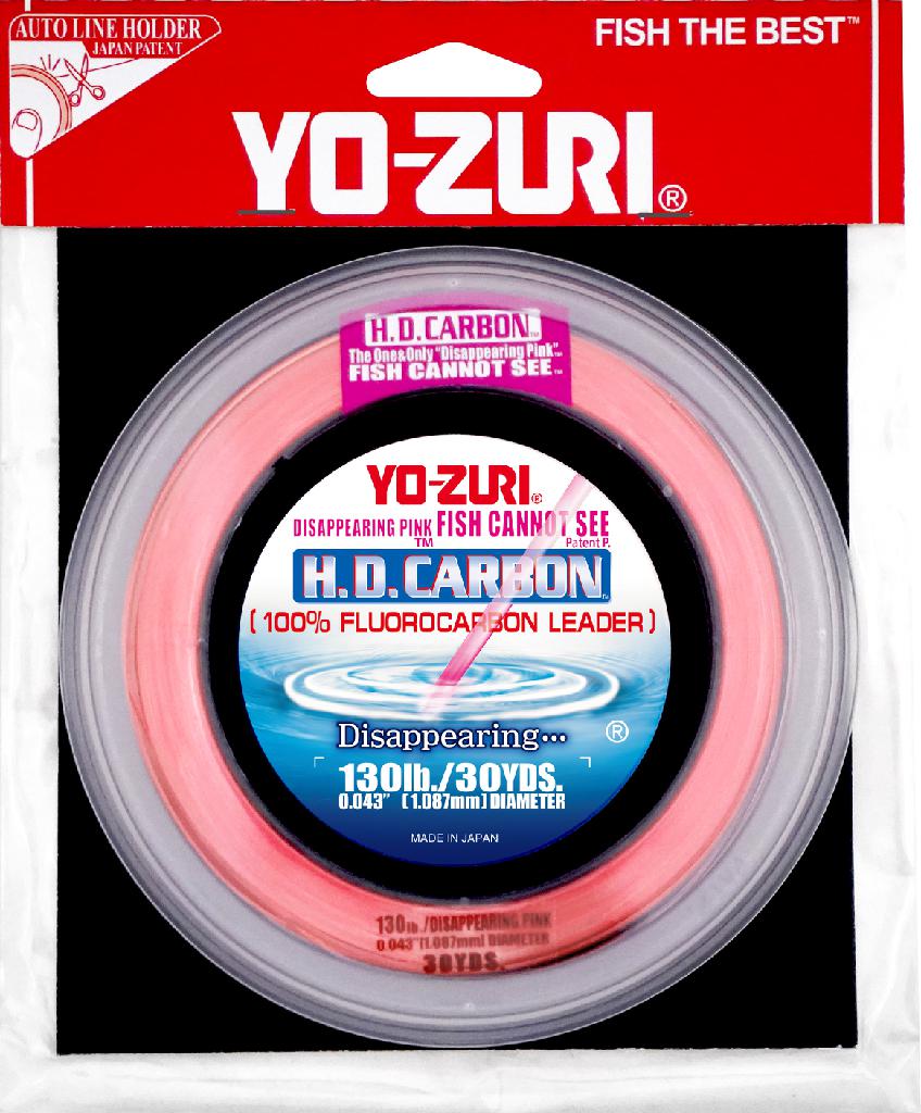 YO-ZURI HD PINK FLO.CARBON LDR 30YD 15#