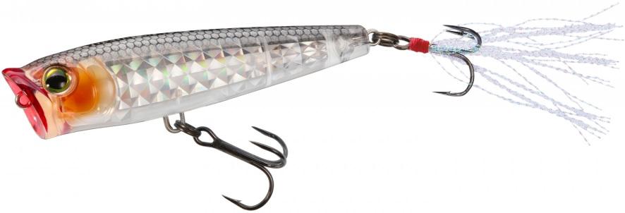 YOZU R1435PGSH 1/4oz 65mm Prism Ghost Shad Topwater Popper - YOZU