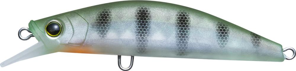 YO-ZURI 3DR-X FLAT HEAVY MINNOW 2-3/8'  MATTE GHOST PERCH-(60MM)SINKING