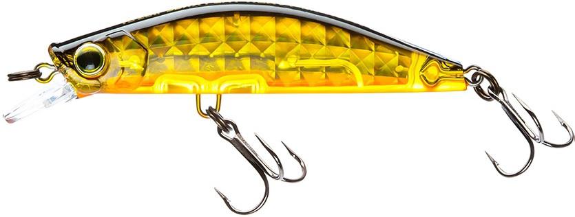 YO-ZURI 3DR-X FLAT HEAVY MINNOW 2-3/8'  PRISM GOLD BLACK-(60MM)SINKING