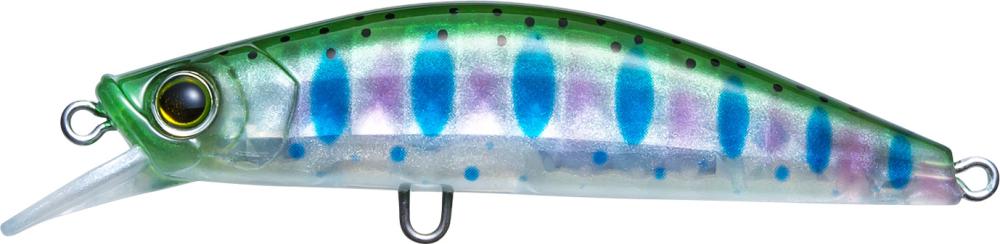 YO-ZURI 3DR-X FLAT HEAVY MINNOW 2-3/8'  PEARL RAINBOW TROUT-(60MM)SINKING