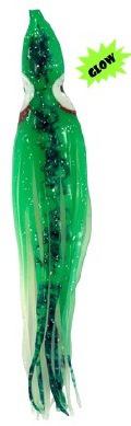 ZAK SQUID RIG  DK.GRN SPATER/GLOW BELLY