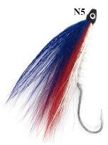 ZAK SALMON FLY BLUE/RED/WHITE/BLACK-HEAD