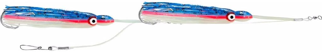 ZAK MONO DBL DROP SQUID RIG BLUE GLOW