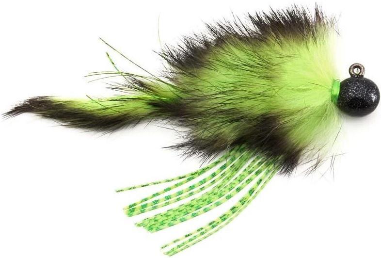 ZAK TWITCHING JIG 1/2oz CHART/BLACK