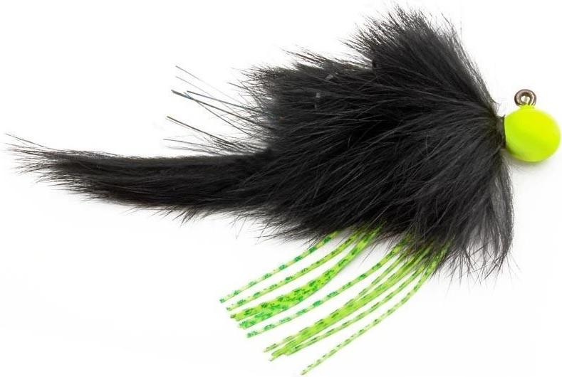ZAK TWITCHING JIG 1/2oz BLACK/CHART HD