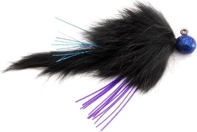 ZAK TWITCHING JIG 1/2oz BLACK/PURPLE HD