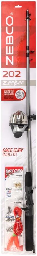 Zebco 202ZB1EC562ML Eagle Claw Kit 10# Line Capacity