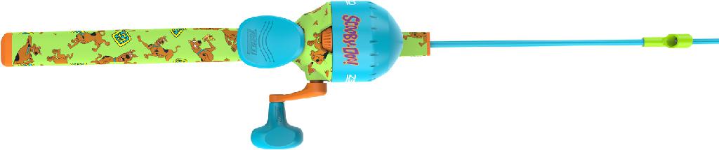 ZEBCO SCOOBY DOO KIDS SPINCAST COMBO 29' Combo Floats w/6# line & Tangle Free Tip
