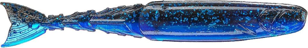 ZMAN CHATTERSHAD 4.5'(4) BLACK/BLUE