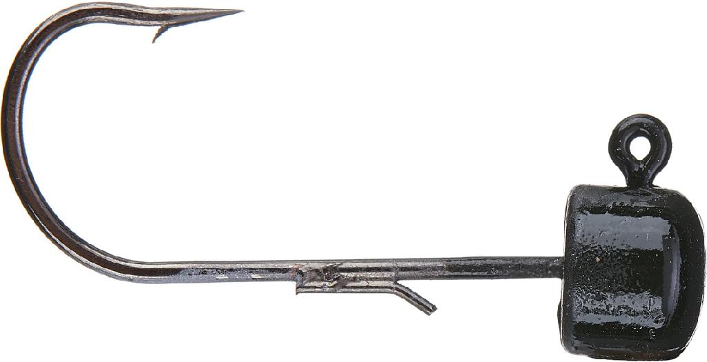 ZMAN PRO SHROOMZ 1/5oz BLACK 2/0 MEDIUM WIRE HOOK