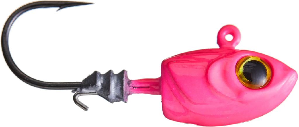 ZMAN MICRO SHAD HEADZ 1/16oz (4) PINK GLOW