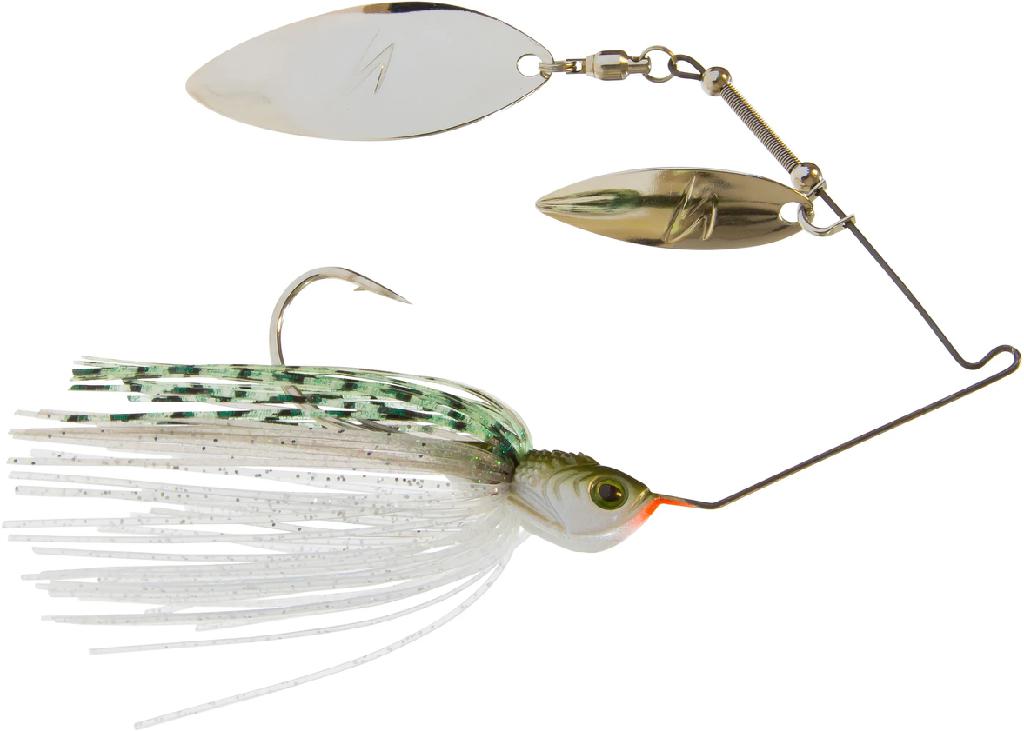 ZMAN SLINGBLADEZ SPRBT 1/2oz GREEN SHAD DOUBLE WILLOW BLADES - Gunarama