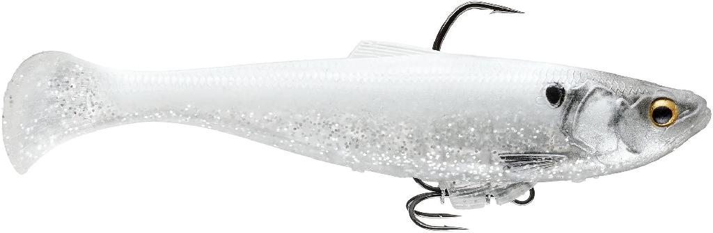 ZMAN SWAG LT 6" WHITE BACK SHAD                            