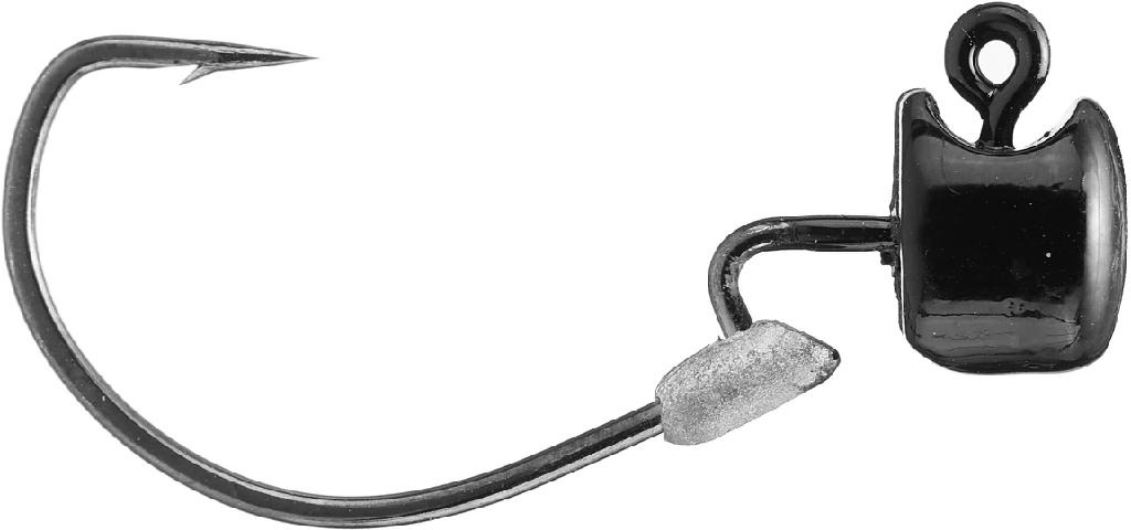 ZMAN NEDLOCKZ EWG 1/10 OZ 4 PACK - BLACK                    - Z-Man