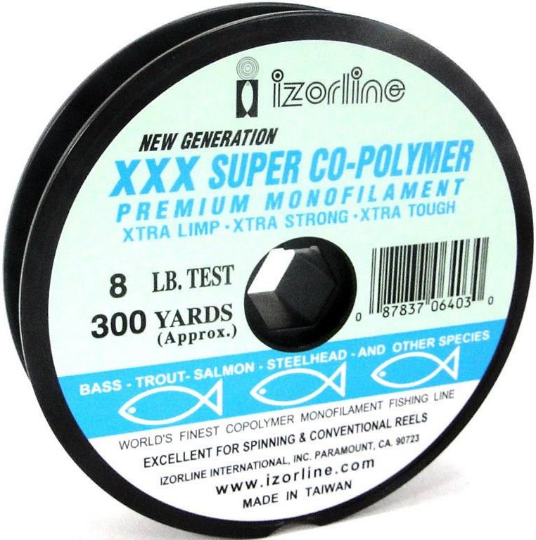 IZOR 20# XXX SUPERMONO LINE 300yds SMOKE